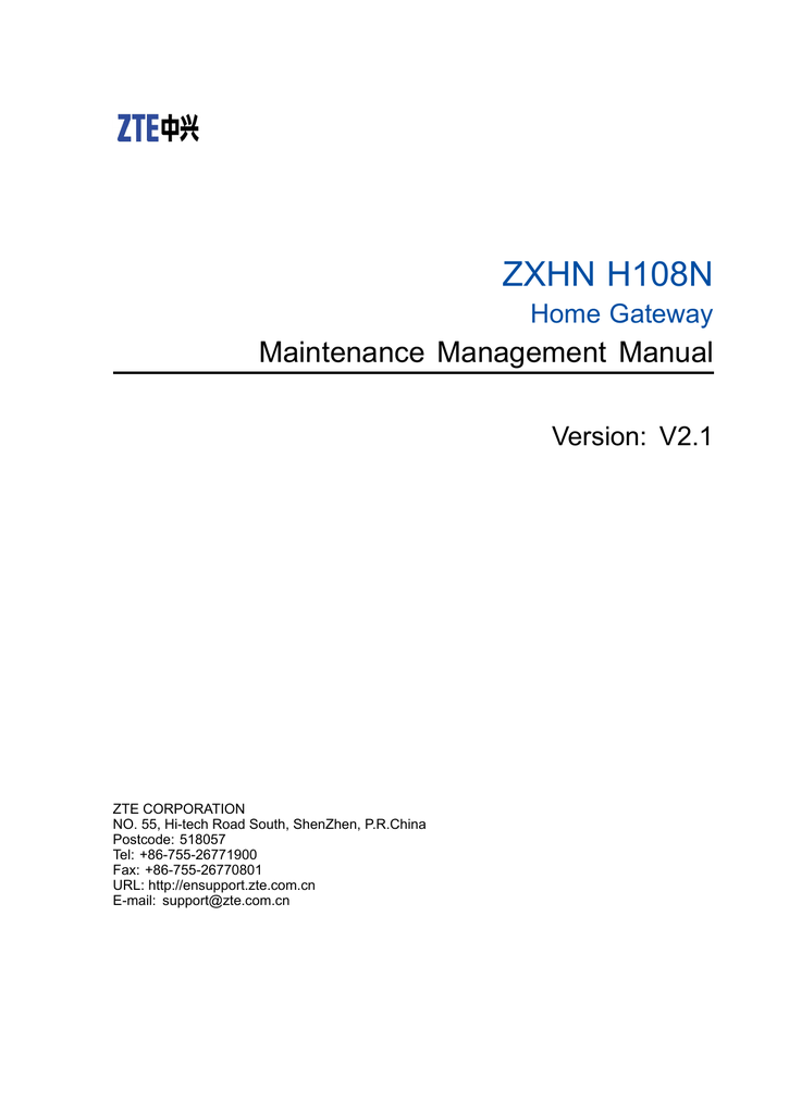 zxhn h108n v2.5 firmware update